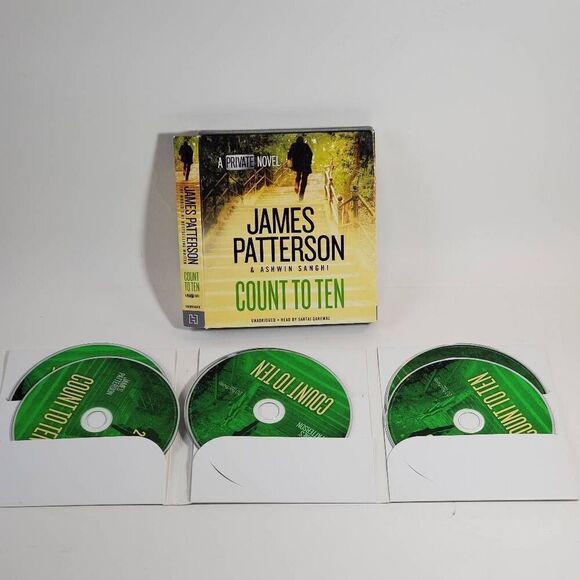 COUNT TO TEN - JAMES PATTERSON & ASHWIN SANGHI READ BY SARTAJ GAREWAL [CD, Audio - Picture 2 of 3